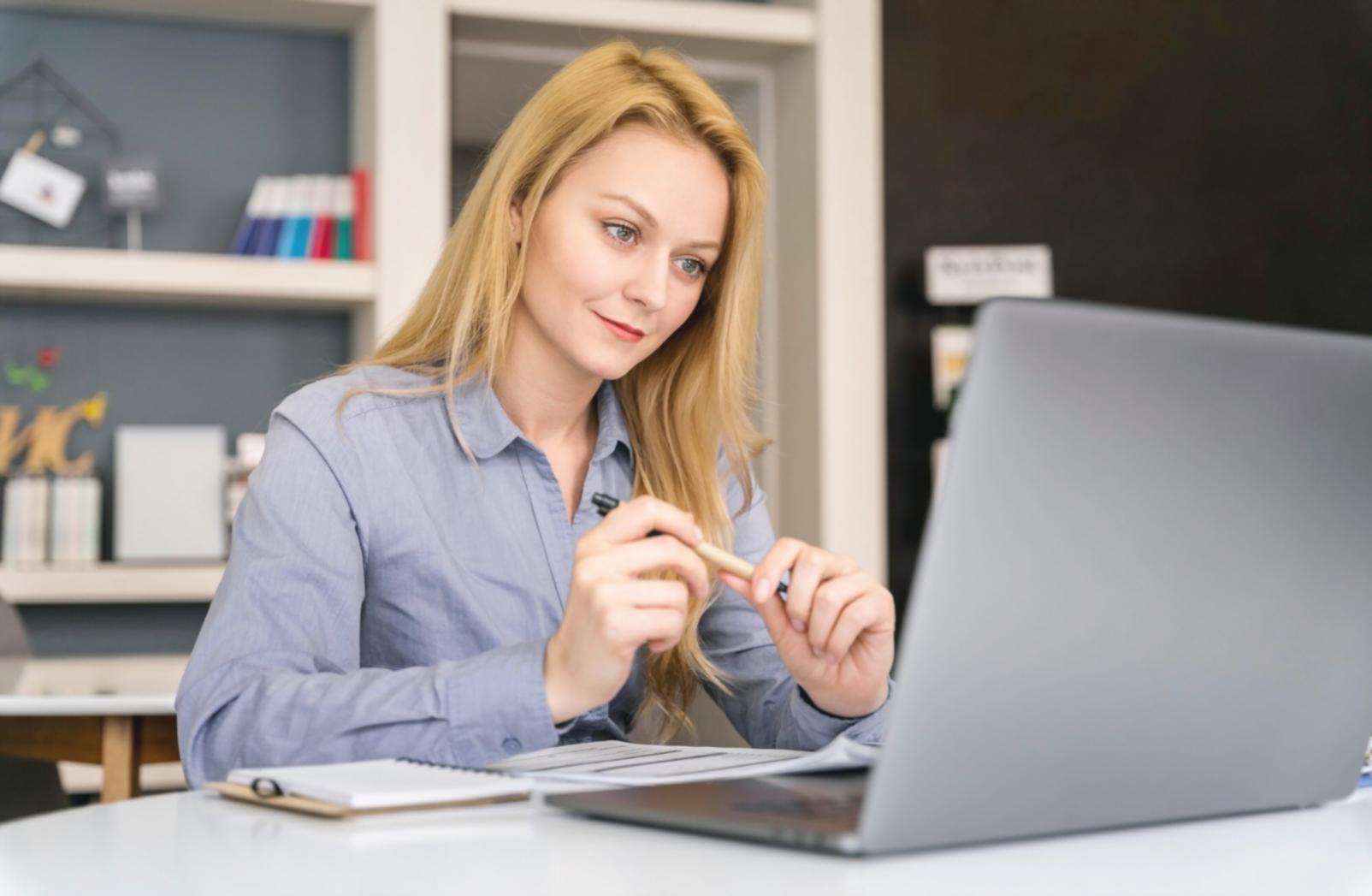 Professional financial analysis workspace with charts and data